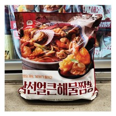 트레이더스 삼선 얼큰 해물 짬뽕 1.86kg 3인분 아이스박스+아이스팩 /냉동식품, 1개