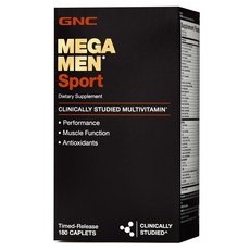 GNC 지앤씨 메가맨 남성비타민 스포츠 (180정) GNC Mega Men Sport 180 Caplets, 180정, 1개