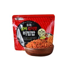 김치비빔밥 끼니볶음밥 냉동볶음밥추천 요즘먹거리 즉석식품 즉석비빔밥 즉석요리 간편밥 볶음밥도시락 일회용밥, 단일상품