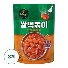 CJ제일제당 [T] 비비고 분식 쌀떡볶이575g X 3개, 단품