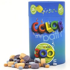 Color My Bath 300개 친환경 용기 오리지널 탄산 색상 변경 태블릿 아이들을 위한 재미있는 교육용 목욕 시간 활동 안전 무독성 얼룩 방지 비누 무향