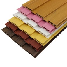 3M 우드판넬 하이클래딩 사이딩 wpc 외벽마감재 합성데크 pvc 목재 10장 폭19.5cm길이300cm 색상문의, 10개