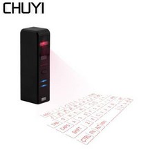 CHUYI 레이저 키보드 블루투스 무선 가상 프로젝션 키보드 휴대용 Windows ?, 상세내용참조, 상세내용참조