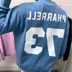 [바모스] 20 S/S 남녀공용 스트라이프 맨투맨