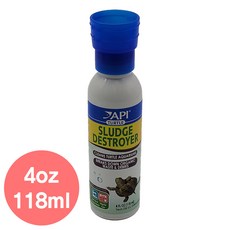 에이피아이 API 터틀 슬러지 디스트로이어 118ml 4oz 거북이 생박테리아 유기물질분해 악취제거제 미국 정품, 1개