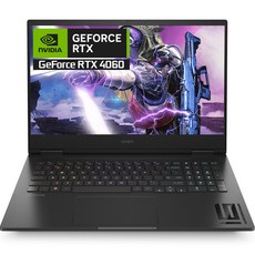 HP 2023 오멘 16 지포스 RTX 4060, Shadow Black, 코어i9, 512GB, 32GB, WIN11 Home, 16-wf0092TX