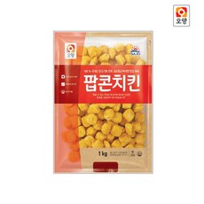 사조오양 치즈스틱 1kg 치킨너겟 팝콘치킨 치킨텐더, 팝콘치킨 1kg 2봉