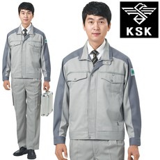 K-104 회사 유니폼 베이지투톤 자켓 반팔 긴팔 건빵 바지 개별판매 야광띠 근무복 사무실 작업복 정비복 상의 하의 P-104 일육