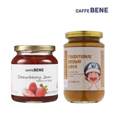 카페베네 딸기잼 400g+카야잼 브라운 400g, 2개, 400g