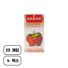 아크바 딸기향 홍차, 2g, 25개입, 4개