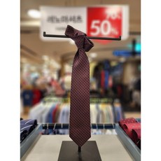 NC불광점 레노마 신상품 2024년F/W ##직장인 추천 ##고퀄리티 체크 자가드 기본 실크 넥타이 VOFTR5-016- MT NY PU