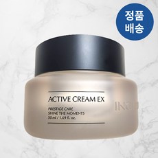 [정품배송] INCELLDERM 인셀덤 EX 이엑스 엑티브 크림 제주용암해수 광채에너지 미네랄 저자극 고보습 근본케어 눈가주름개선, 1개, 50ml