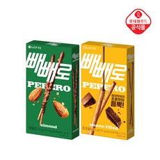 롯데제과 누드빼빼로43g+아몬드빼빼로32g, 32g, 40개