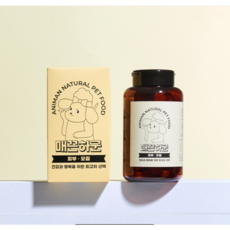애니먼 강아지 피부피모 영양제 매끈하군 250g, 100개