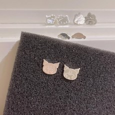 쿠로미은귀걸이