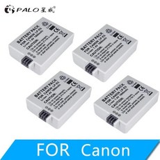 캐논 카메라 배터리 7.4V 1800mAh E5 E5 E5 팩 Canon EOS Rebel XS rebel T1i XSi, 협동사, 4pcs 배터리 - 1dmark4