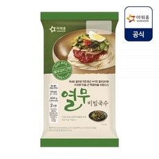 아워홈 열무 비빔 국수 2인분 604g