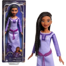 Mattel Disney Wish Asha of Rosas 포즈 패션 인형 내추럴 헤드카락 포함 탈부착 옷 신발 액세서리 - 위시아샤옷