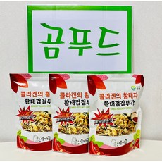 이시영 황태껍질부각 튀각 명태껍질 튀김 인제 콜라겐의황태자 불닭매운맛, 3개, 150g