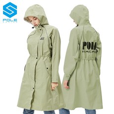 POLE 우의 트랜치코트 비옷 여성 오토바이 코트 우비A