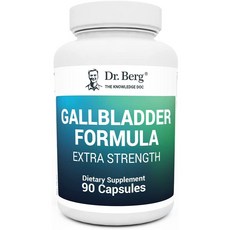 Dr. Berg Gallbladder Formula Extra Strength - Made w/Purified Bile Salts & Ox Bile Digestive Enzymes,