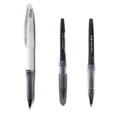 펜텔 트라디오(TRJ50) stylo 펜 세트, 트라디오펜 화이트(흑색심)1개+리필 흑색 2개 세트