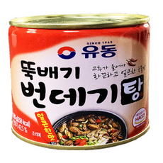 유동 뚝배기 번데기탕 얼큰한맛 280g, 76개