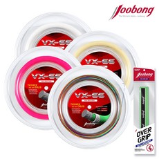 주봉 VX-66 배드민턴 스트링 극세사 0.66mm 신제품 4컬러 그립2ea증정, 무지개