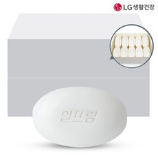 LG생활건강 알뜨랑비누 130g 그린 화이트 목욕비누