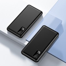 파워뱅크 보조 배터리 베터리 7.4 볼트 DC 포트 20000mAh 보조베터리 난방 조끼 재킷 공기 상태 옷 휴대용, 02 20000mah, 02 Black_02 20000mah