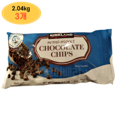 커클랜드 초콜릿 칩스, 2.04kg, 3개