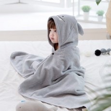 코니테일아기목욕가운