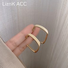 실버스퀘어귀걸이