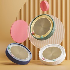 [당일발송]5H펫 방울공 원형 고양이 스크래쳐, 중대형(L), 블루, 1개