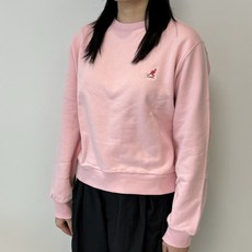 [국내정식매장] 캉골 티셔츠 Kangol 우먼스 클래식 로고 스웨트셔츠 1767 핑크