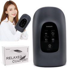 AUGGO 신형손가락 에어백 안마기 손목 관절 문지르기 손바닥 혈자리찜질 손 안마기 ZH-023, 진회색