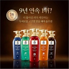 [정품보장] 려 한빛 흑운모 청아 샴푸 컨디셔서너 500ML 모발케어 두피케어 모근케어 [당일출고]