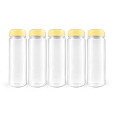 클리어 아이스보틀, 옐로우, 500ml, 5개