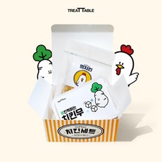 트릿테이블 멍치킨세트 5개입 애견간식 치킨맛