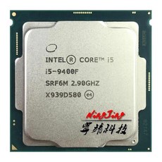 인텔 코어 i5-9400F i5 2.9 GHz 식스 여섯 스레드 CPU 65W 9M 프로세서 LGA 1151 새로운하지만 팬, 한개옵션0 - i5-9400