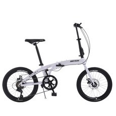몬타그나 MFD07 경량 접이식 자전거 미니벨로 미니 바이크 폴딩 완전조립, 화이트, 100%완조립, 153cm