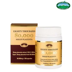 네이쳐스탑 Natures Top 양태반 80000mg 100캡슐 호주 청정국가 할머니 영양제, 1개, 100정