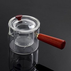 [알티피아] 로하티우드핸들 내열유리 차포트(400ml) 티팟, 상세 설명 참조, 1개