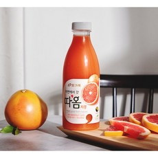 빙그레 따옴주스 730ml 자몽 생과일주스 착즙주스 냉장배송, 1개