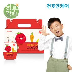 [21년9월까지][천호엔케어] 어린이용 국내산 사과당근즙 40ml 30팩, 단품