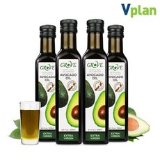 그로브 엑스트라버진 아보카도오일 250mlX4병 총 1L 아보카도유, 4개