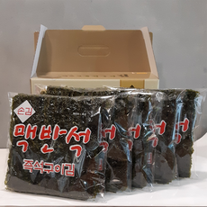 전통 5일장 즉석구이 맥반석 김 선물용, 1박스, 45g×5봉