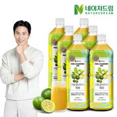 네이처드림 리얼 깔라만시 100/ 깔라만시원액 NFC 주스 1L 6병, 6개