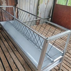 송아지먹이통 축산용품 염소 여물 돼지 건초급이기 여물통 가축, 1개, 7. 1.5m x 0.85m x 0.65m