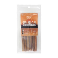 퓨어네이쳐 강아지 램 불리스틱 애견 간식 6P, 50g, 1개 - 불리